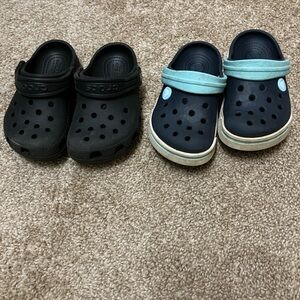 CROCS Kids Water Shoes - Black and Navy